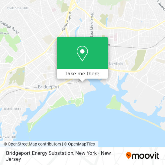 Bridgeport Energy Substation map