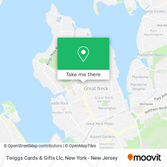 Twiggs Cards & Gifts Llc map