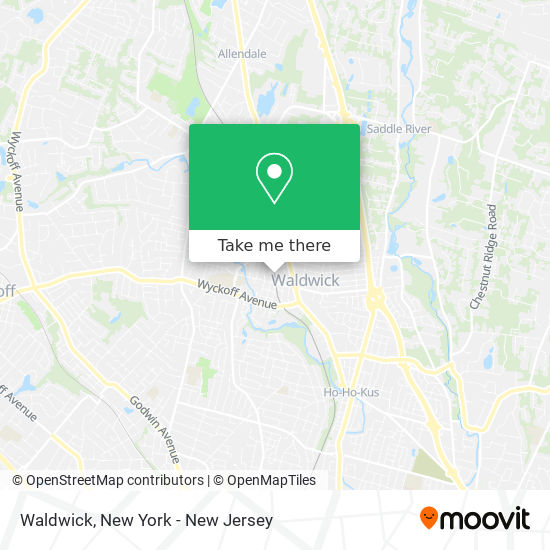 Waldwick map