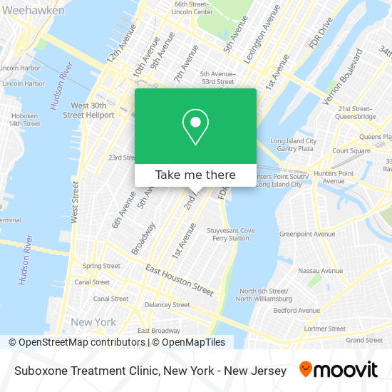 Suboxone Treatment Clinic map