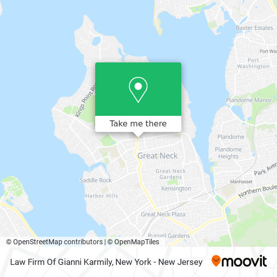 Law Firm Of Gianni Karmily map