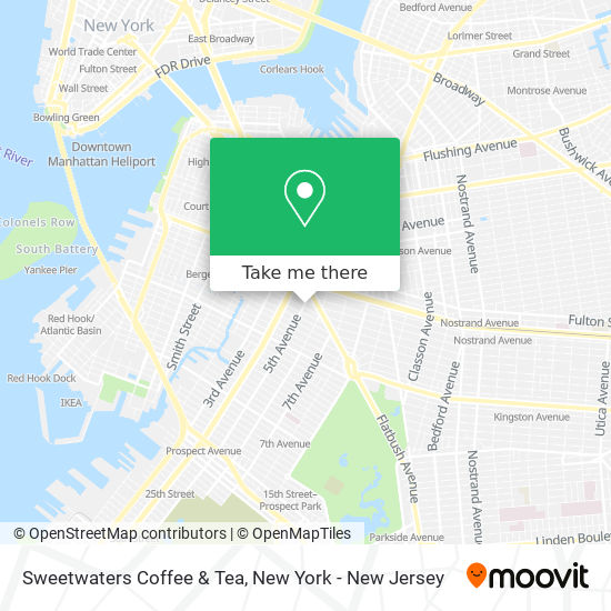 Mapa de Sweetwaters Coffee & Tea