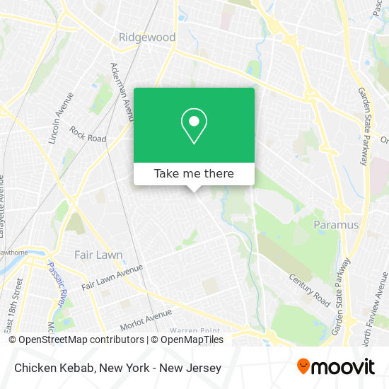 Chicken Kebab map