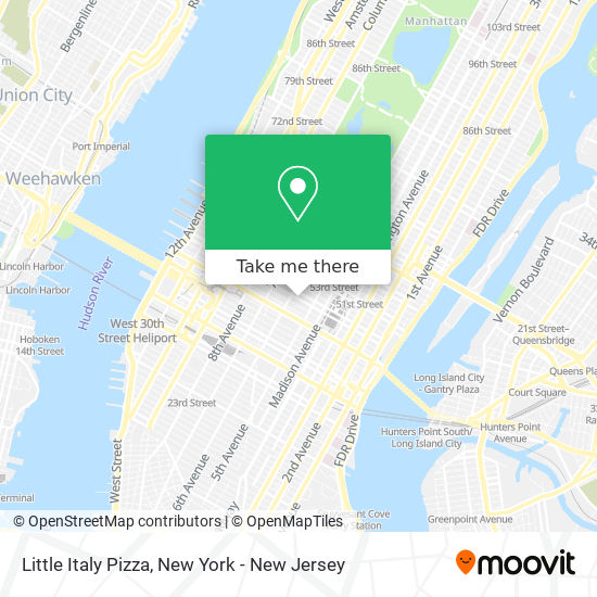 Mapa de Little Italy Pizza