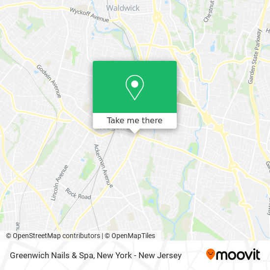 Mapa de Greenwich Nails & Spa