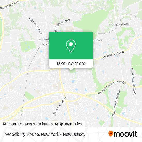 Woodbury House map