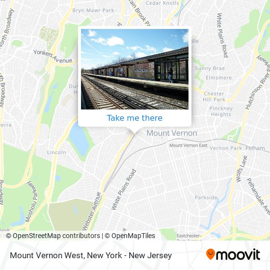 Mount Vernon West map