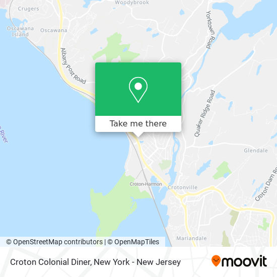 Croton Colonial Diner map