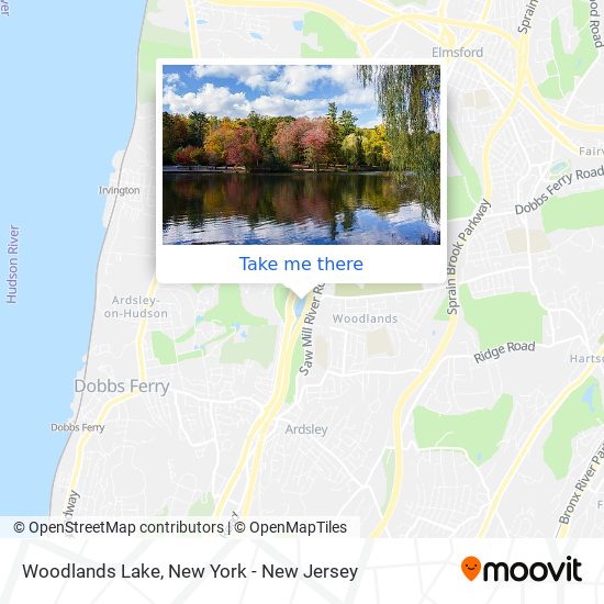 Mapa de Woodlands Lake