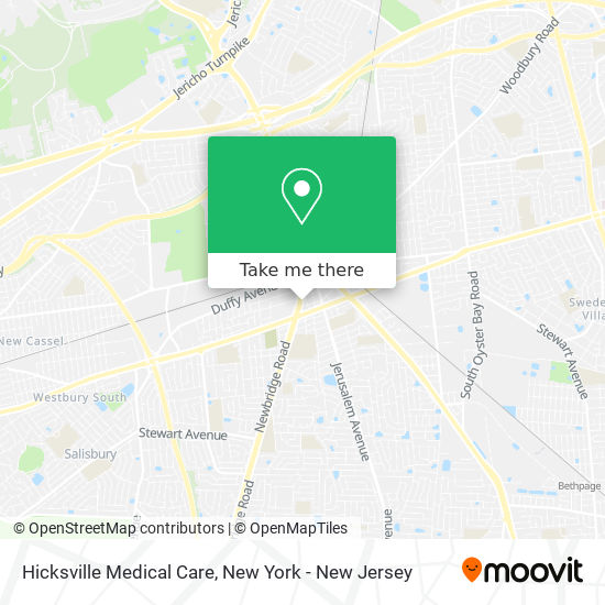 Hicksville Medical Care map