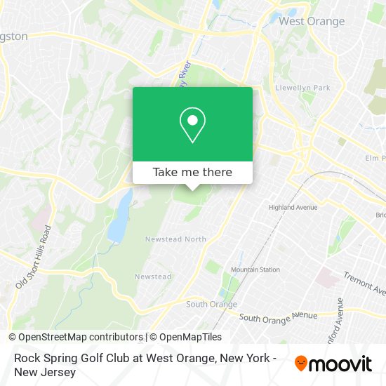 Rock Spring Golf Club at West Orange map