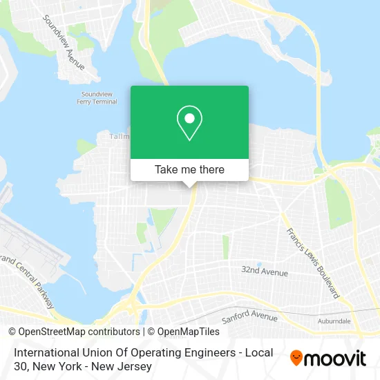 International Union Of Operating Engineers - Local 30 map