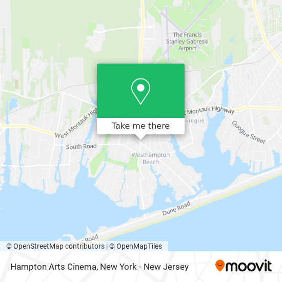 Hampton Arts Cinema map