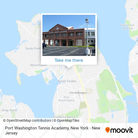 Port Washington Tennis Academy map