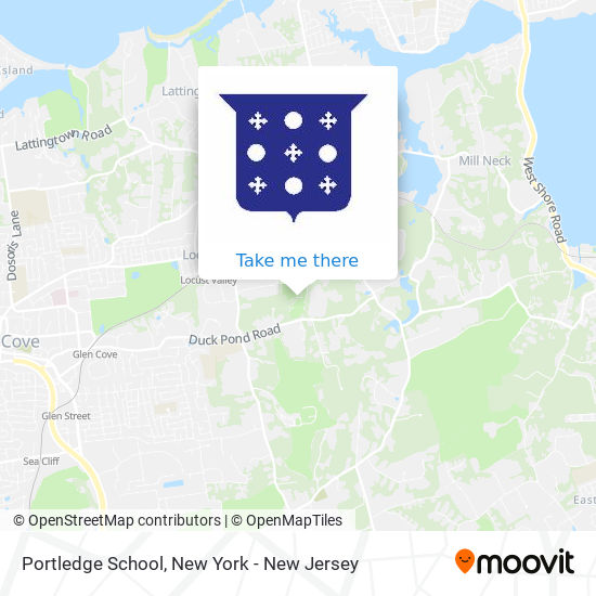 Portledge School map