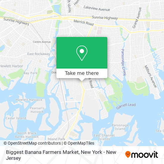 Biggest Banana Farmers Market map