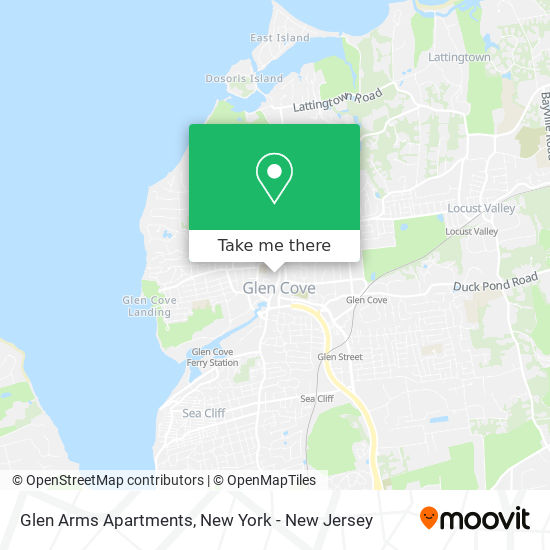 Mapa de Glen Arms Apartments