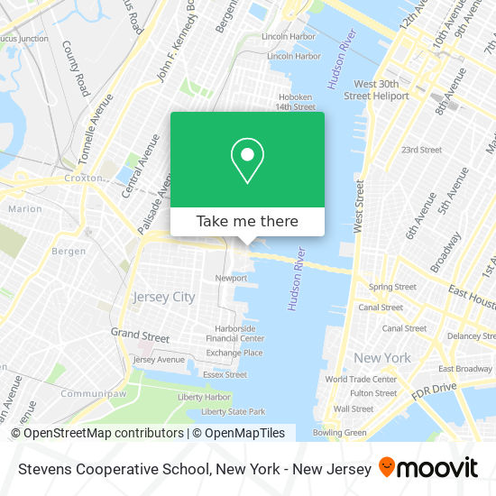 Stevens Cooperative School map