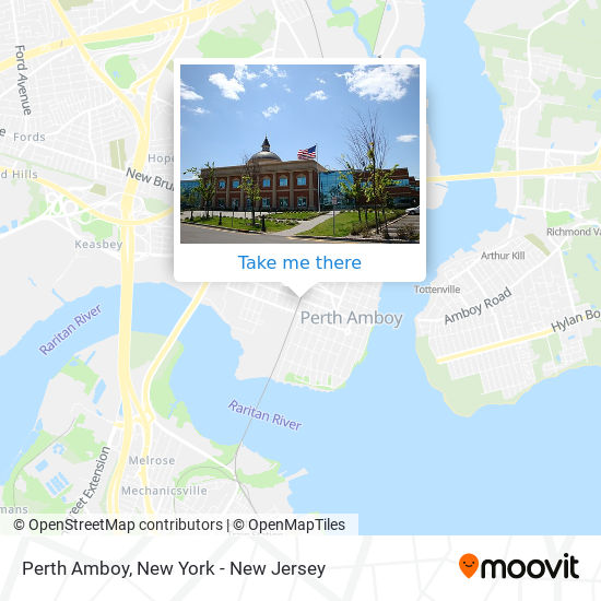 Mapa de Perth Amboy