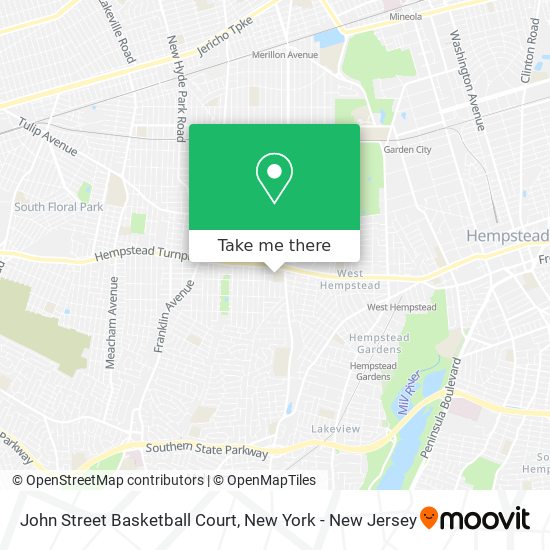 Mapa de John Street Basketball Court