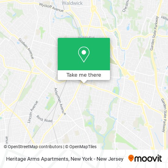 Mapa de Heritage Arms Apartments