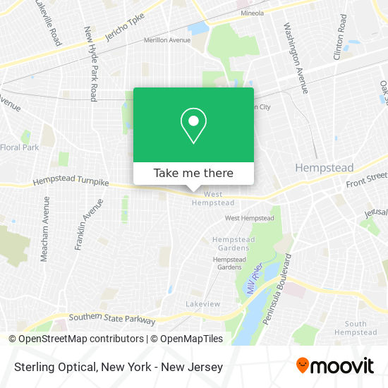 Mapa de Sterling Optical