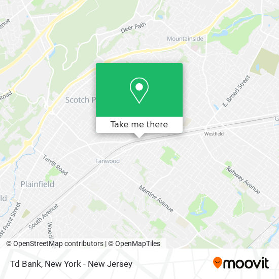 Td Bank map