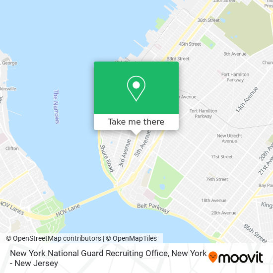 Mapa de New York National Guard Recruiting Office