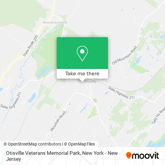 Otisville Veterans Memorial Park map