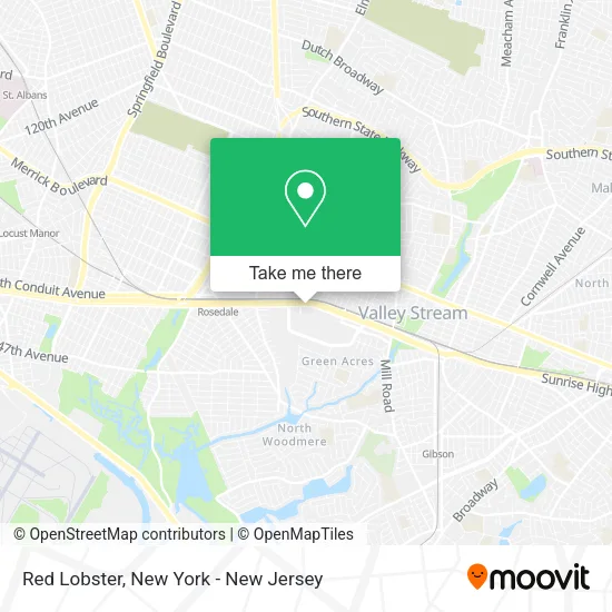 Red Lobster map