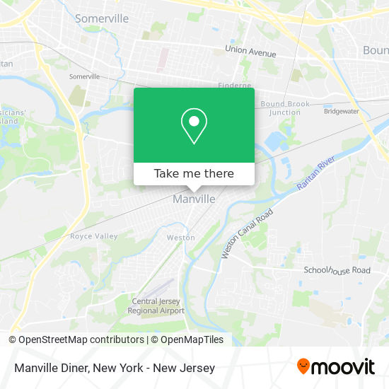 Mapa de Manville Diner