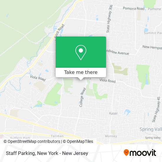 Staff Parking map