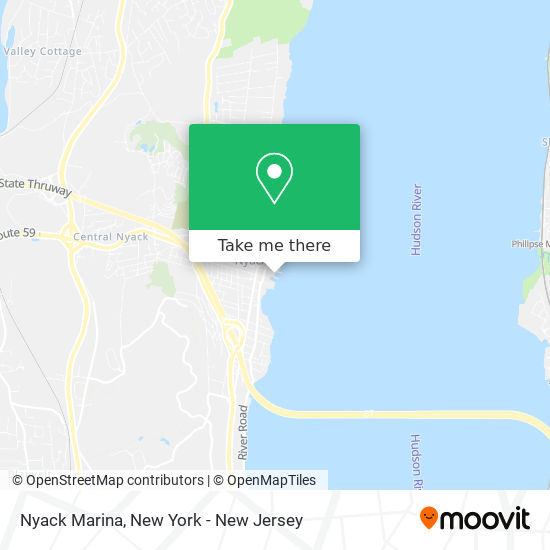 Nyack Marina map