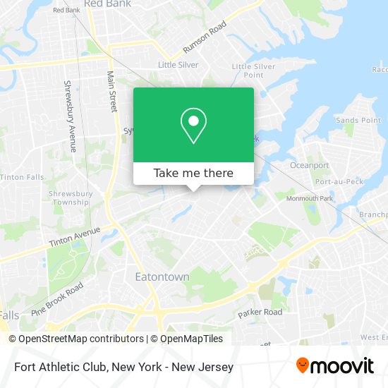 Fort Athletic Club map