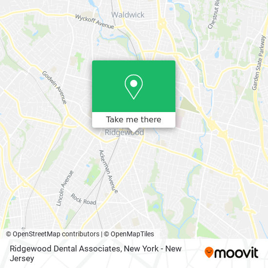 Mapa de Ridgewood Dental Associates