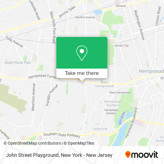 Mapa de John Street Playground