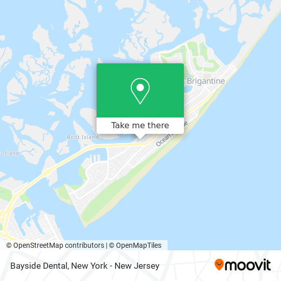 Bayside Dental map
