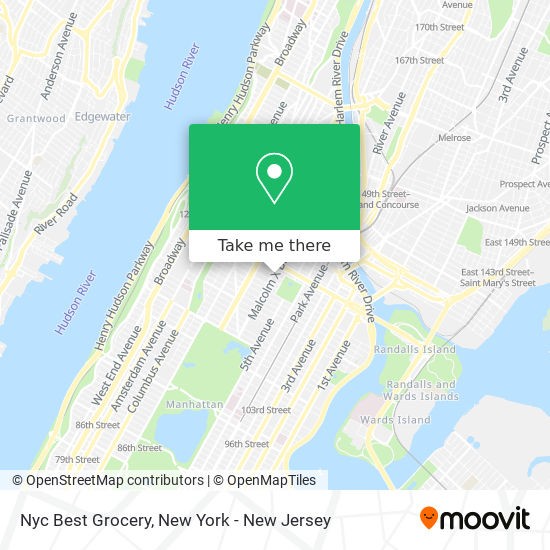 Nyc Best Grocery map