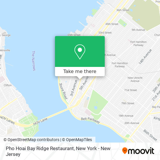 Pho Hoai Bay Ridge Restaurant map