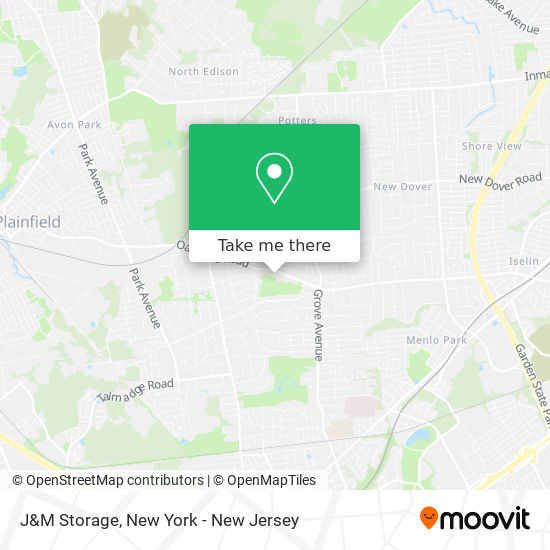 J&M Storage map