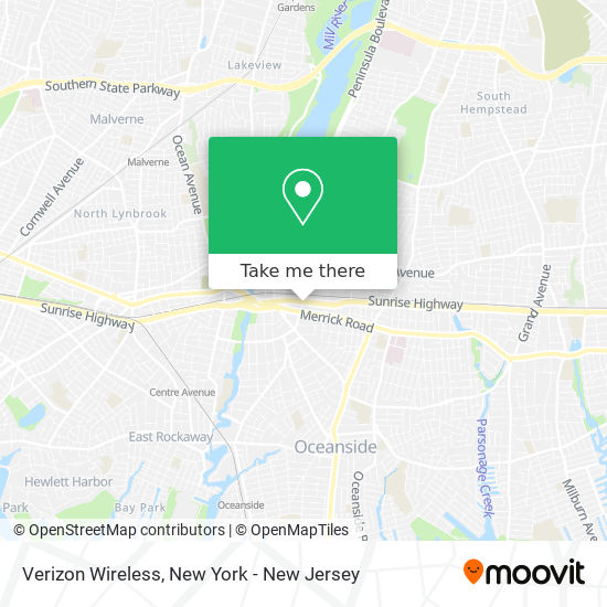 Verizon Wireless map