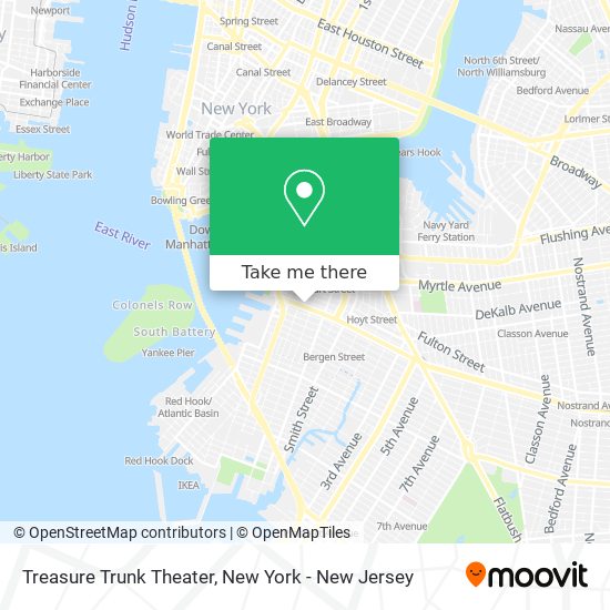 Mapa de Treasure Trunk Theater