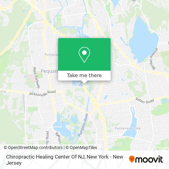 Chiropractic Healing Center Of NJ map