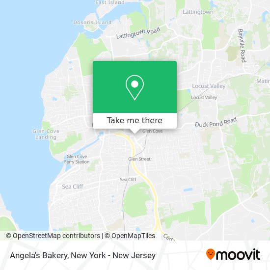 Angela's Bakery map