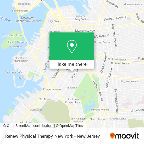 Renew Physical Therapy map