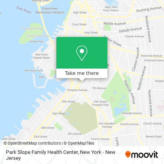 Park Slope Family Health Center map