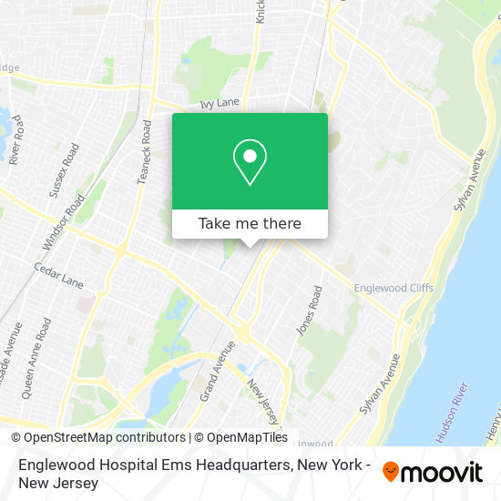 Mapa de Englewood Hospital Ems Headquarters