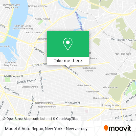 Mapa de Model A Auto Repair