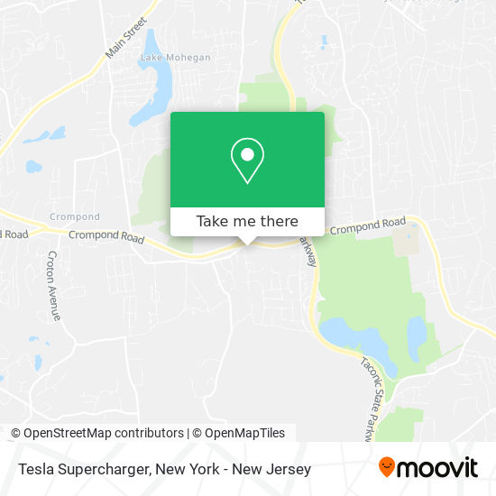 Mapa de Tesla Supercharger