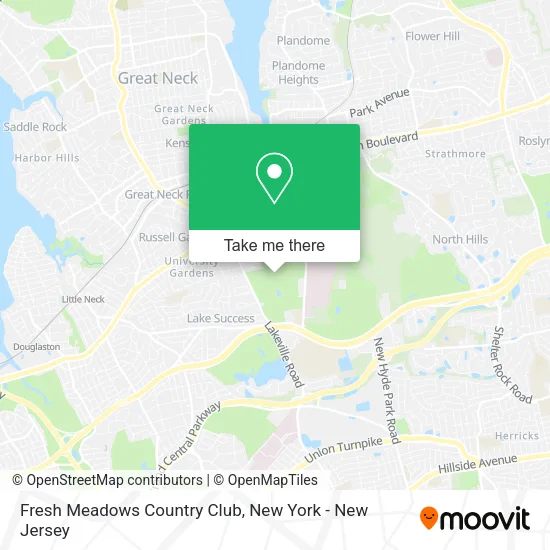 Fresh Meadows Country Club map